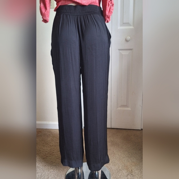 Simply Vera Vera Wang Black Wide-Leg Trousers Size Medium - Picture 3 of 8